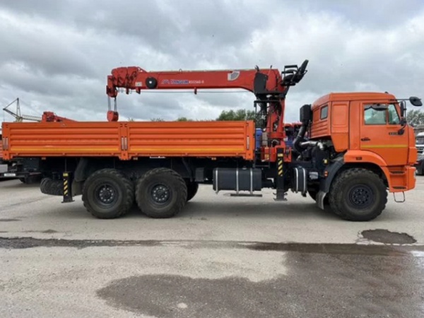 Бортовой автомобиль Камаз 43118-23027-50 с КМУ Канглим 1256
